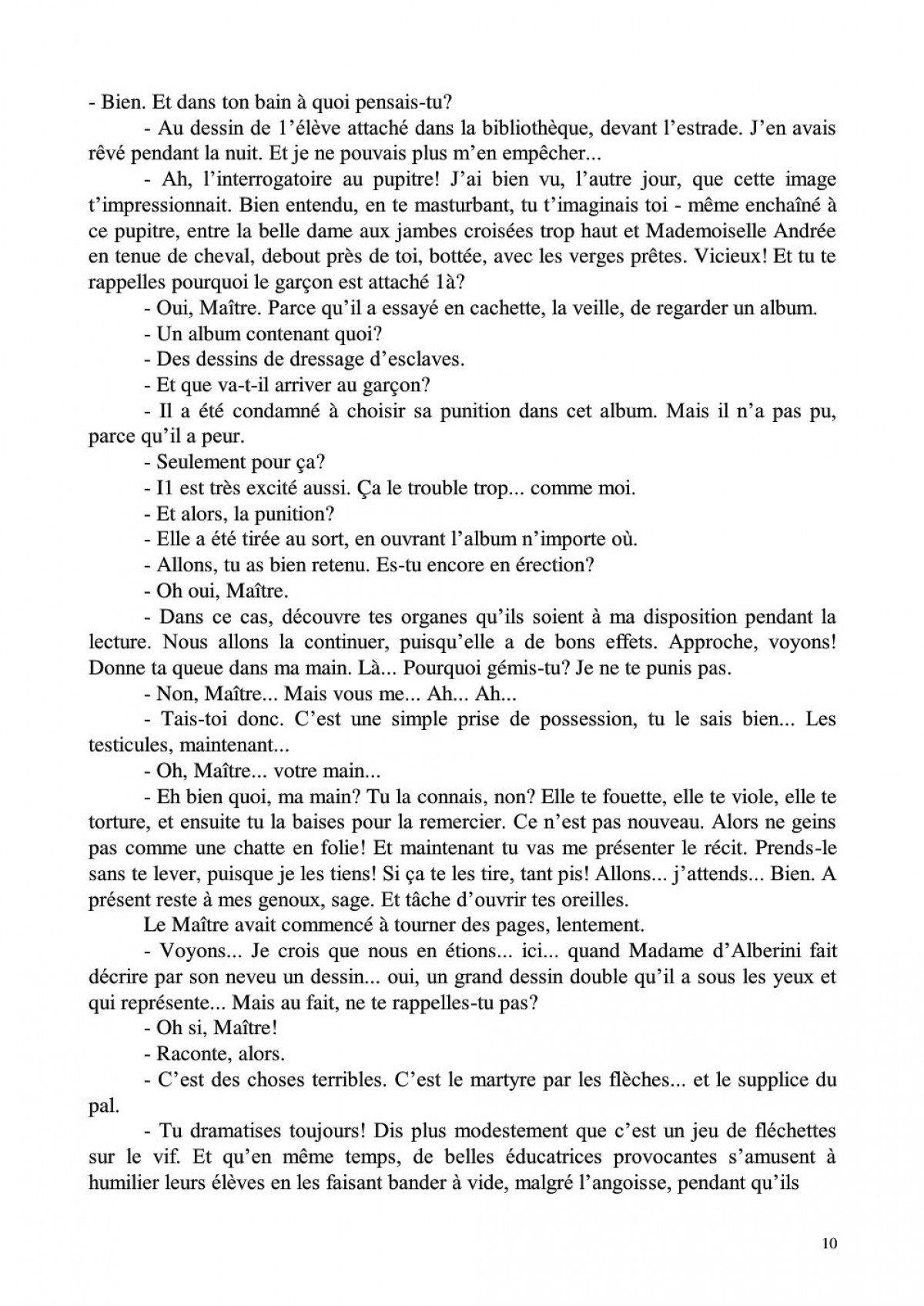 Dressage suivi de Une brune piquante page 11 full