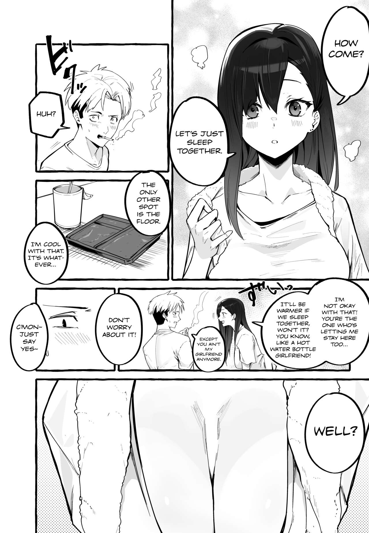 Kyonyuu Motokano o Tomete Agetara Orei ni Shiboritoraremakutta Hanashi. | A Story About How I Let My Busty Ex-Girlfriend Stay Over and Got Milked Dry in Return. page 9 full