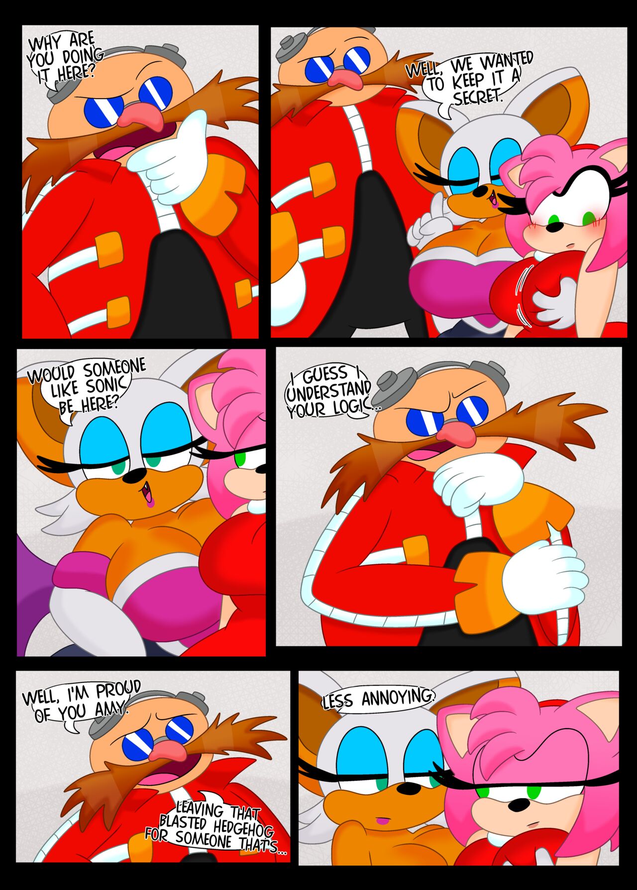 Amy Rose: Bat's Got Your Tail! page 11 full