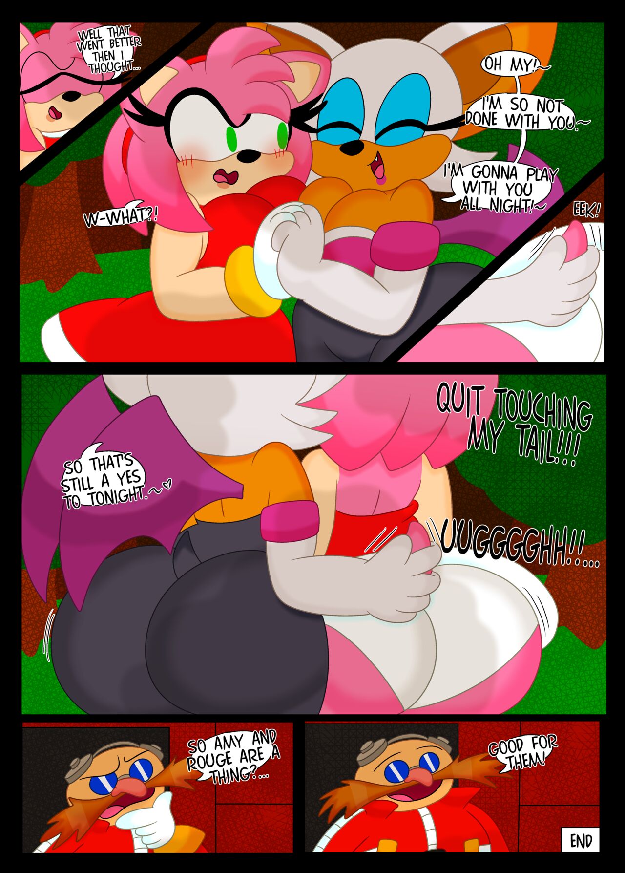 Amy Rose: Bat's Got Your Tail! page 12 full