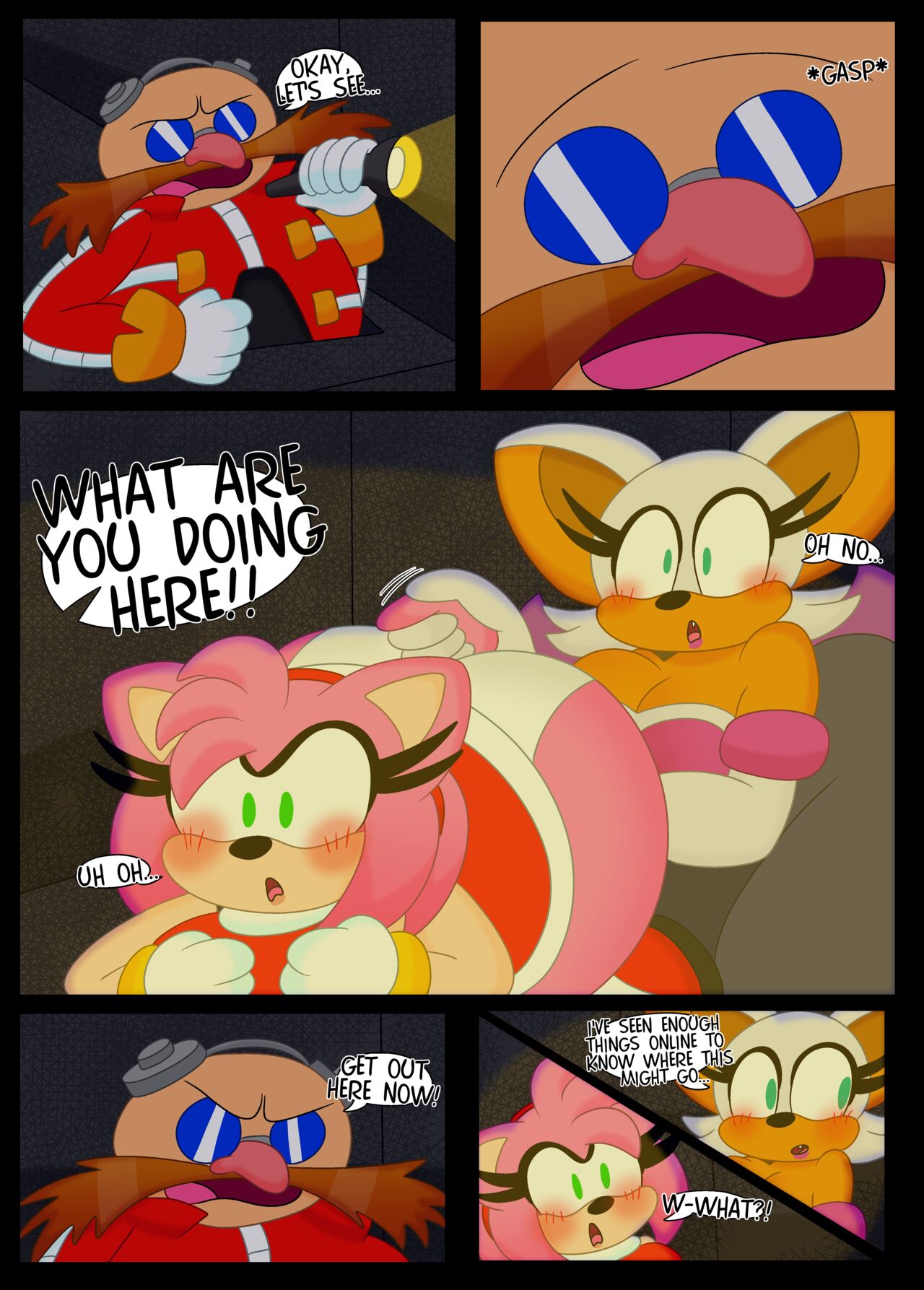Amy Rose: Bat's Got Your Tail! page 9 full