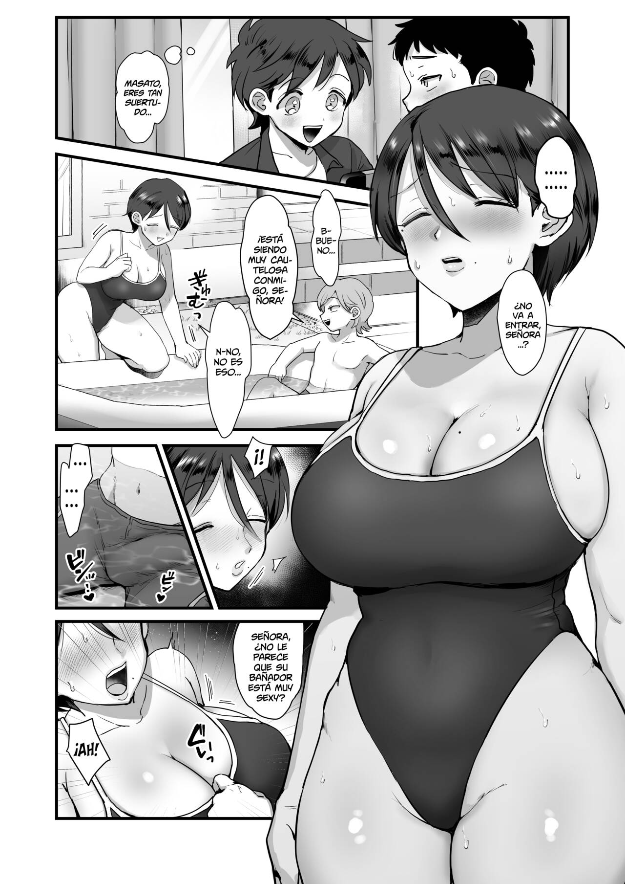 Zoku Hosome Ottori Kyonyuu Mama | Una mamá gentil de ojos cerrados y pechos grandes 2 page 10 full