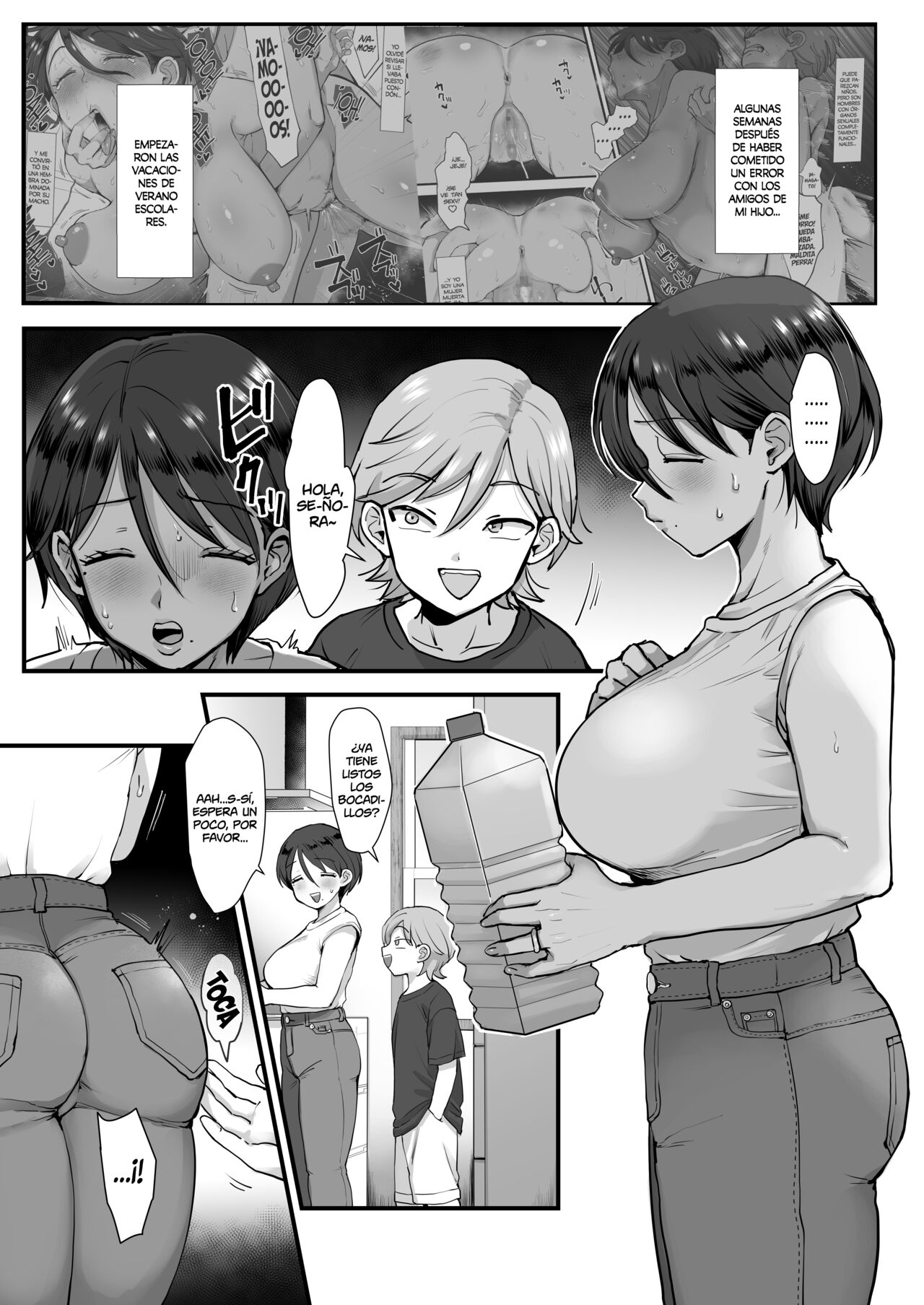 Zoku Hosome Ottori Kyonyuu Mama | Una mamá gentil de ojos cerrados y pechos grandes 2 page 3 full
