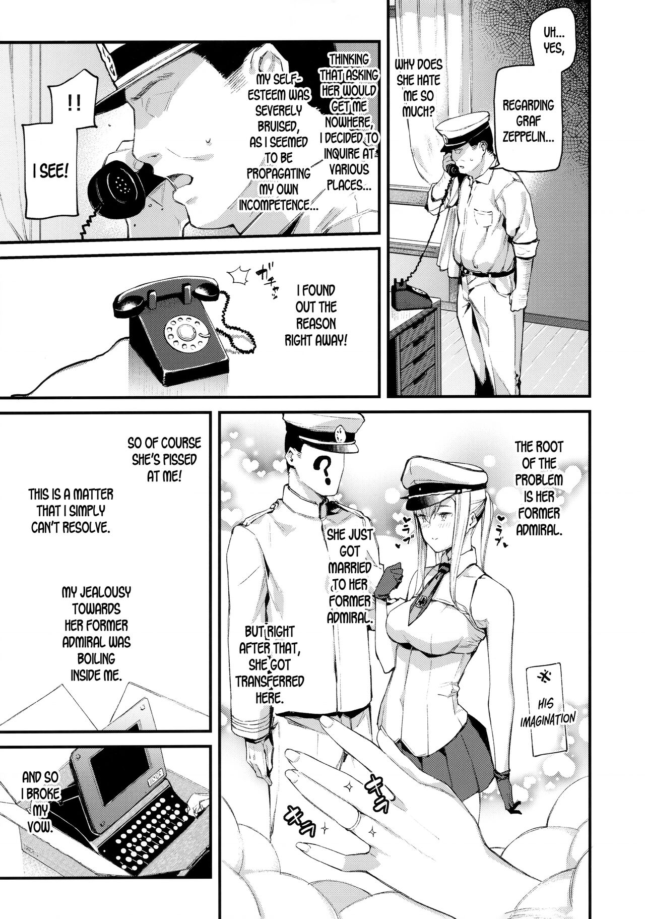 Sennou Souchi de Teitoku e no Koukando 0 no Graf o Sukikatte ni Ijicchau Hon page 9 full