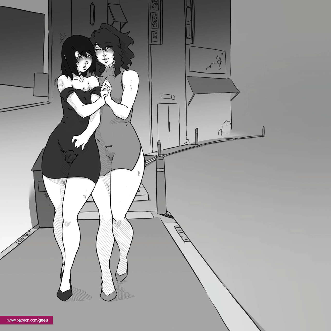 GeeU Presents - Yuki & Madam's First Night Together page 9 full