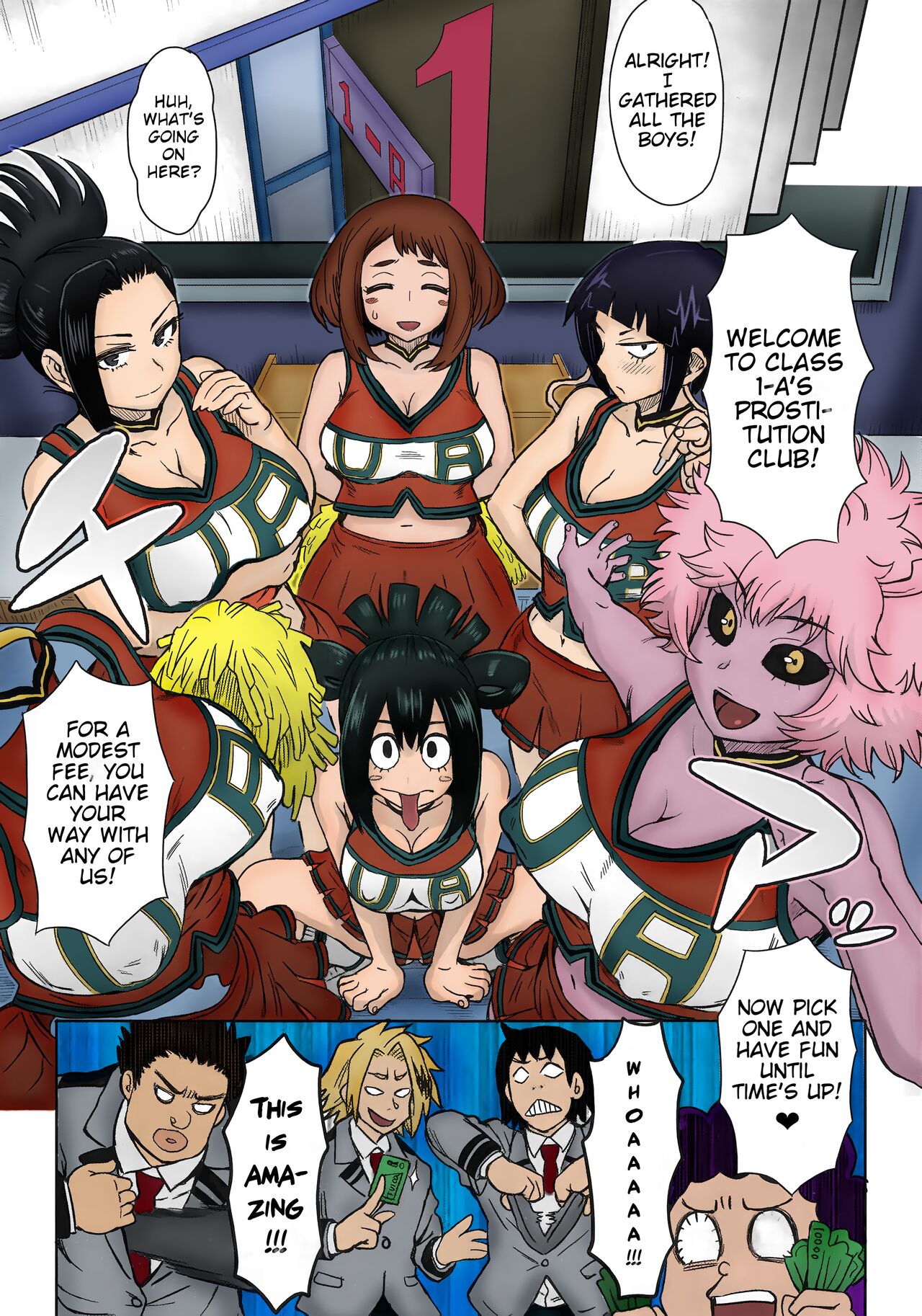 Uraraka Ura Fuuzoku | Uraraka's Behind-the-Scenes Prostitution page 11 full