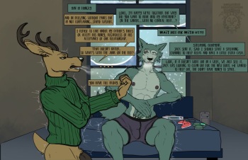 [MIDSUMMERNIGHTSDREAM] Gamer Wolf - Beastars Image Pack cover