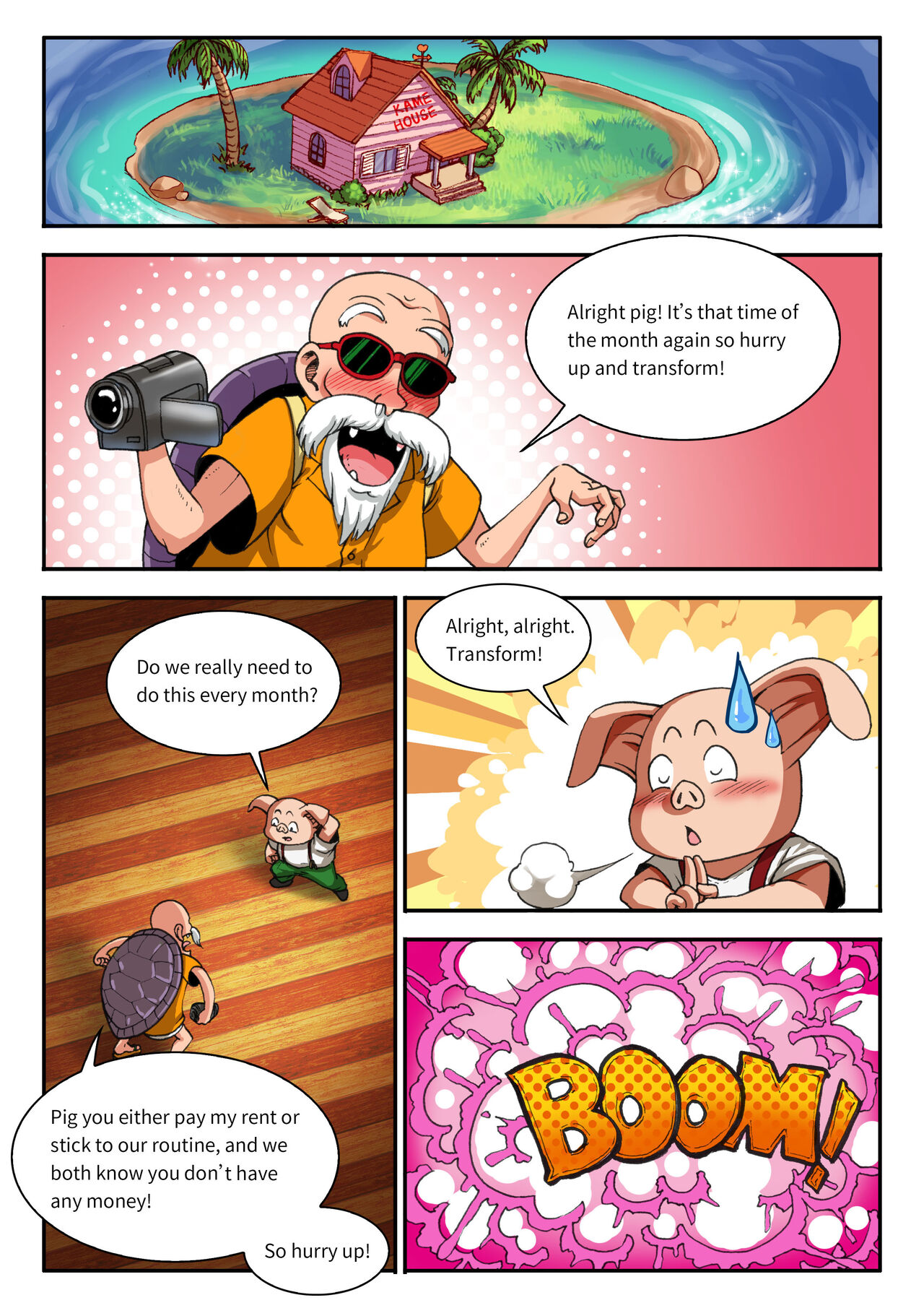 Oolong’s Rent page 1 full