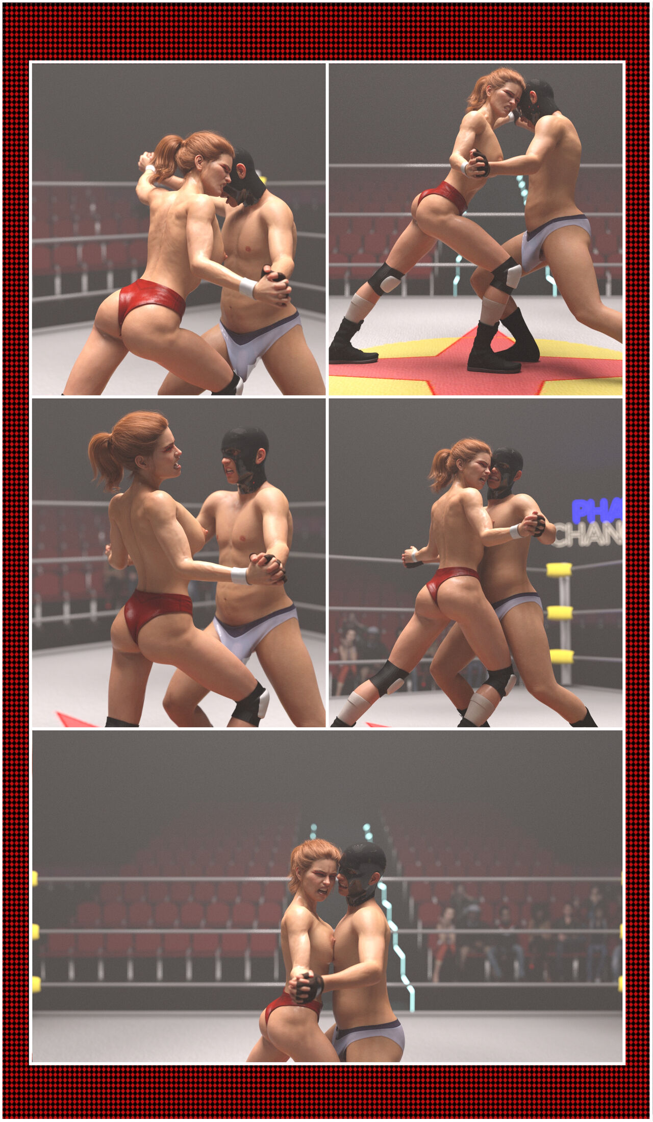 Agony & Ecstasy Combat - Red Queen page 1 full