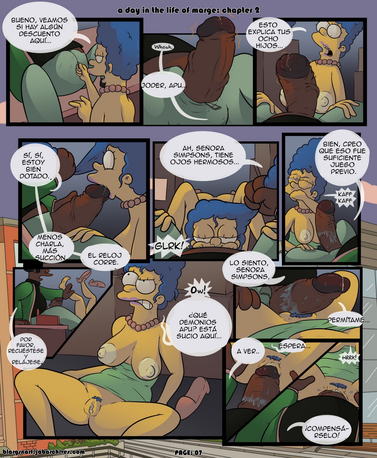 Un Dia en la Vida de MARGE  2 page 7 full