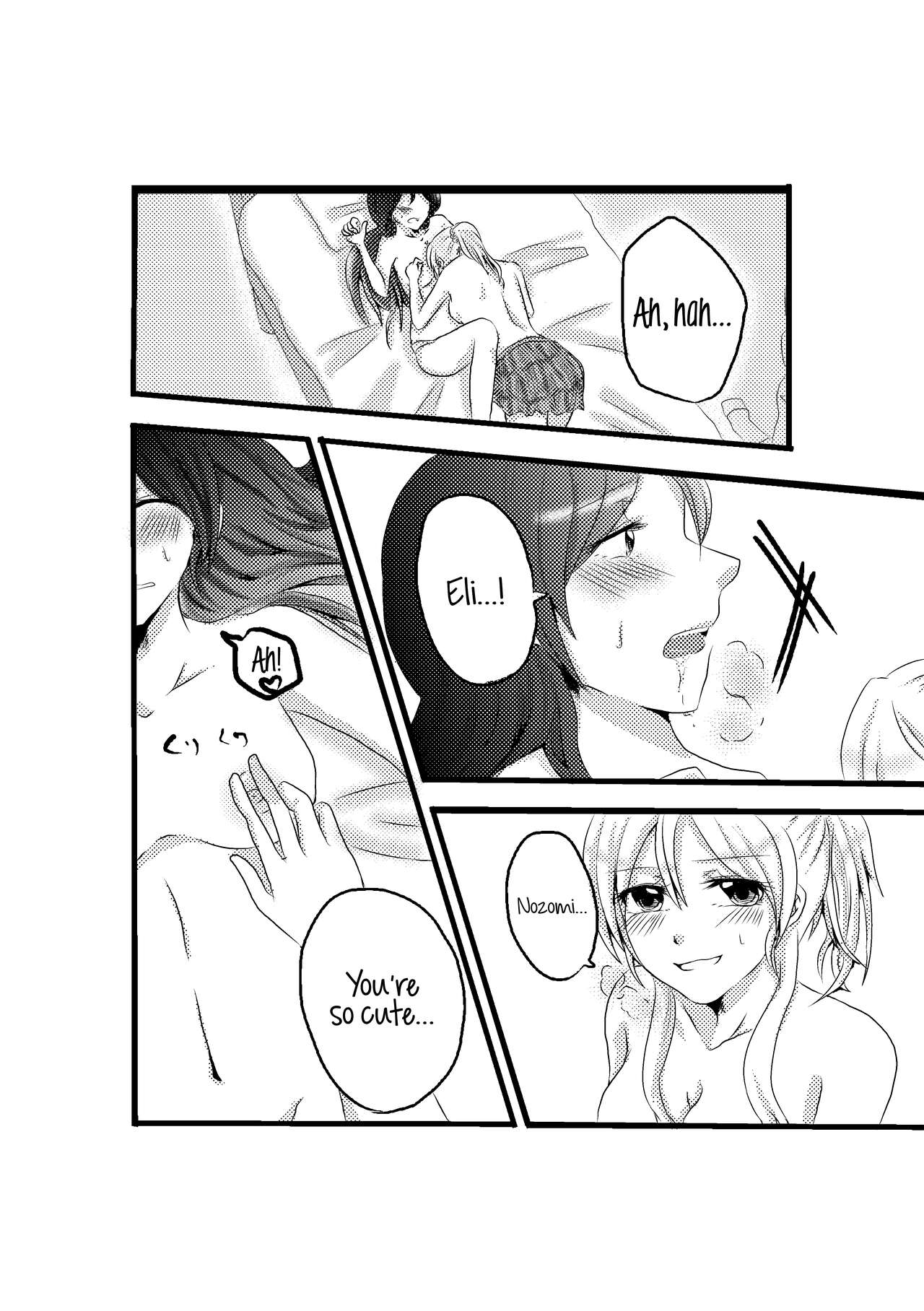 A story about mischievous Eli-chan and Nozomi-chan page 7 full