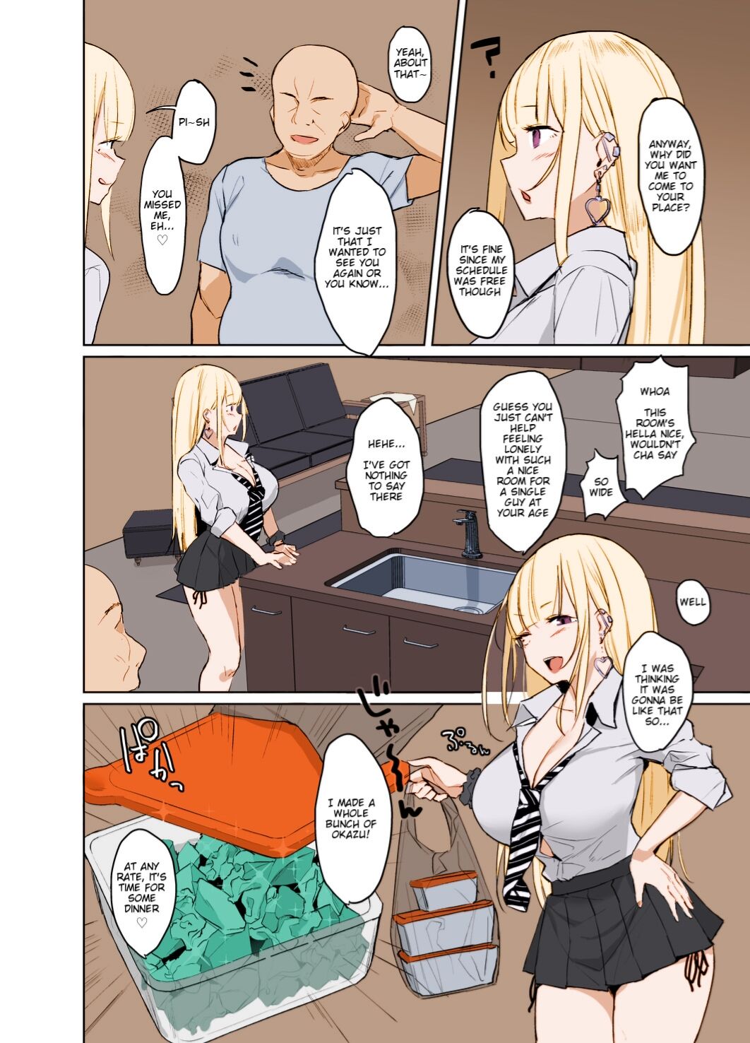 Ecchi na Gal JK ga Kyokon Zetsurin Oji-san to Pakoru Yatsu. page 3 full