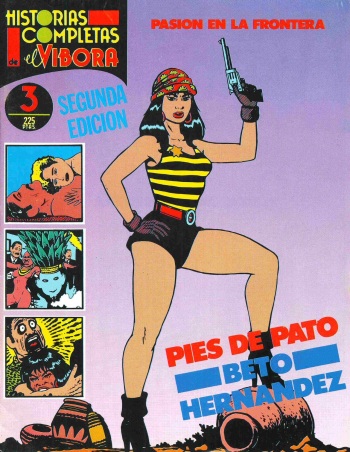 [Historias Completas de El Vibora] 03 Pasion en la frontera y Pies de pato [Spanish] cover