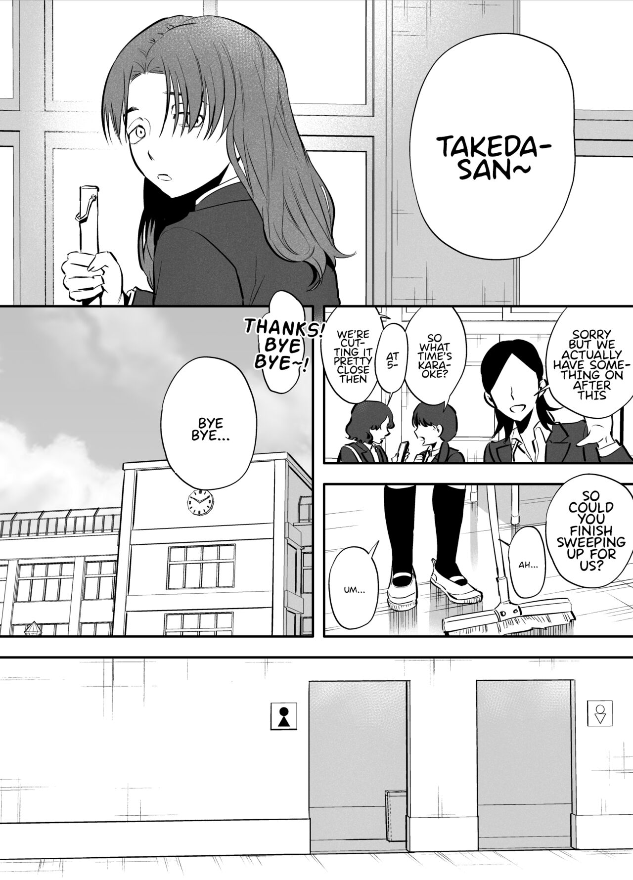 Watashi to toire to futanari Hanako-san | Me, The Toilet, and a Futanari Hanako-san page 2 full