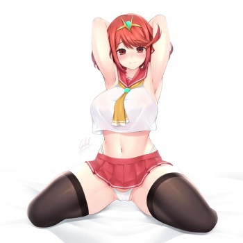 Homura / Pyra Xenoblade 2 cover