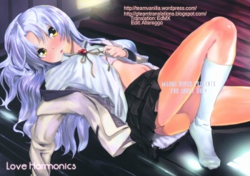 (C78) [Manga Super (Nekoi Mie)] Love Harmonics (Angel Beats!) [Russian] [﻿Skilltrik] cover