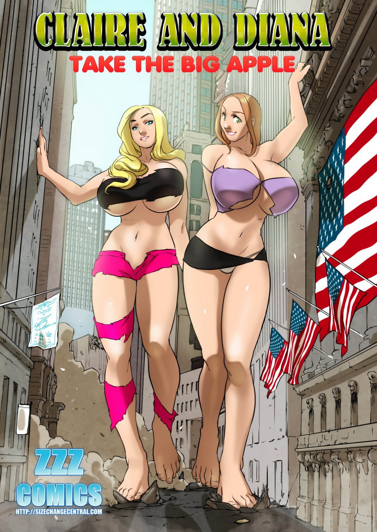 ZZZ Comics - Claire and Diana Take The Big Apple page 1 full