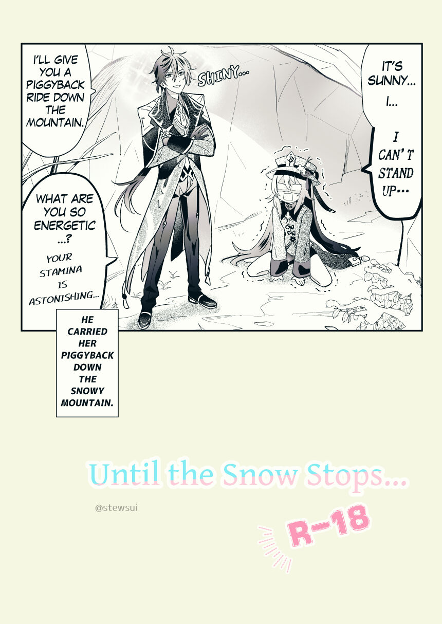 Zhongli x Hu Tao love story hentai doujinshi Ch. 7-8 page 11 full