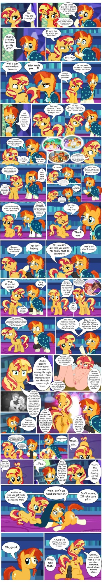 The First Incestuous Foal of Sunset Shimmer cover