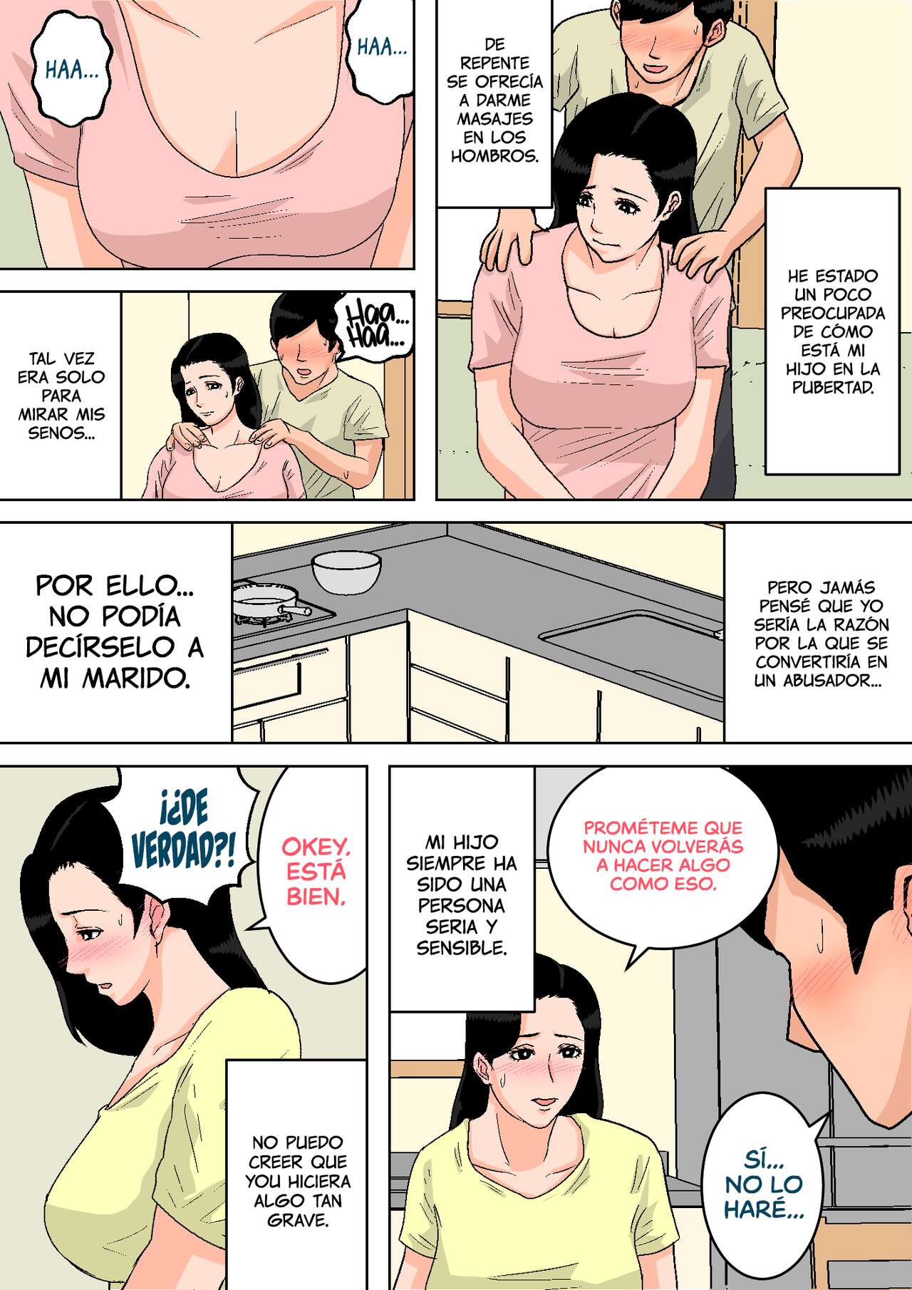 Okaa-san no Oppai wa Momitai Houdai! ~Tamattara Dashite Ageru kara~ │ ¡Jugando con las tetas de mamá! ~Ayudándolo a venirse cuando lo necesite~ page 10 full