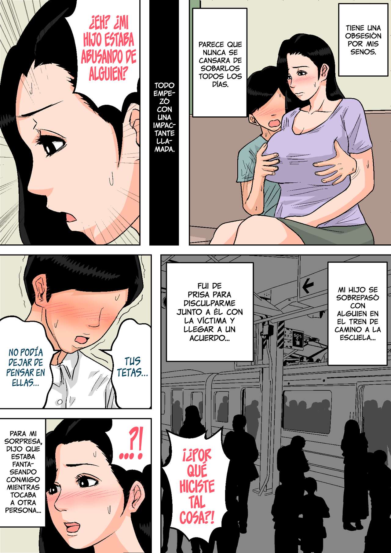 Okaa-san no Oppai wa Momitai Houdai! ~Tamattara Dashite Ageru kara~ │ ¡Jugando con las tetas de mamá! ~Ayudándolo a venirse cuando lo necesite~ page 9 full