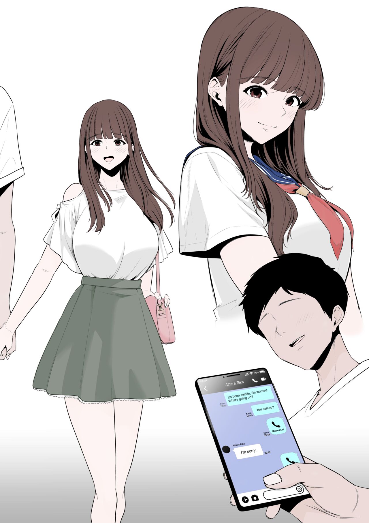 Mizushirazu no Kokujin ni Sukkari Kaerarete Shimatta Boku no Kanojo | My girlfriend is completely transformed by an unfamiliar black man page 12 full