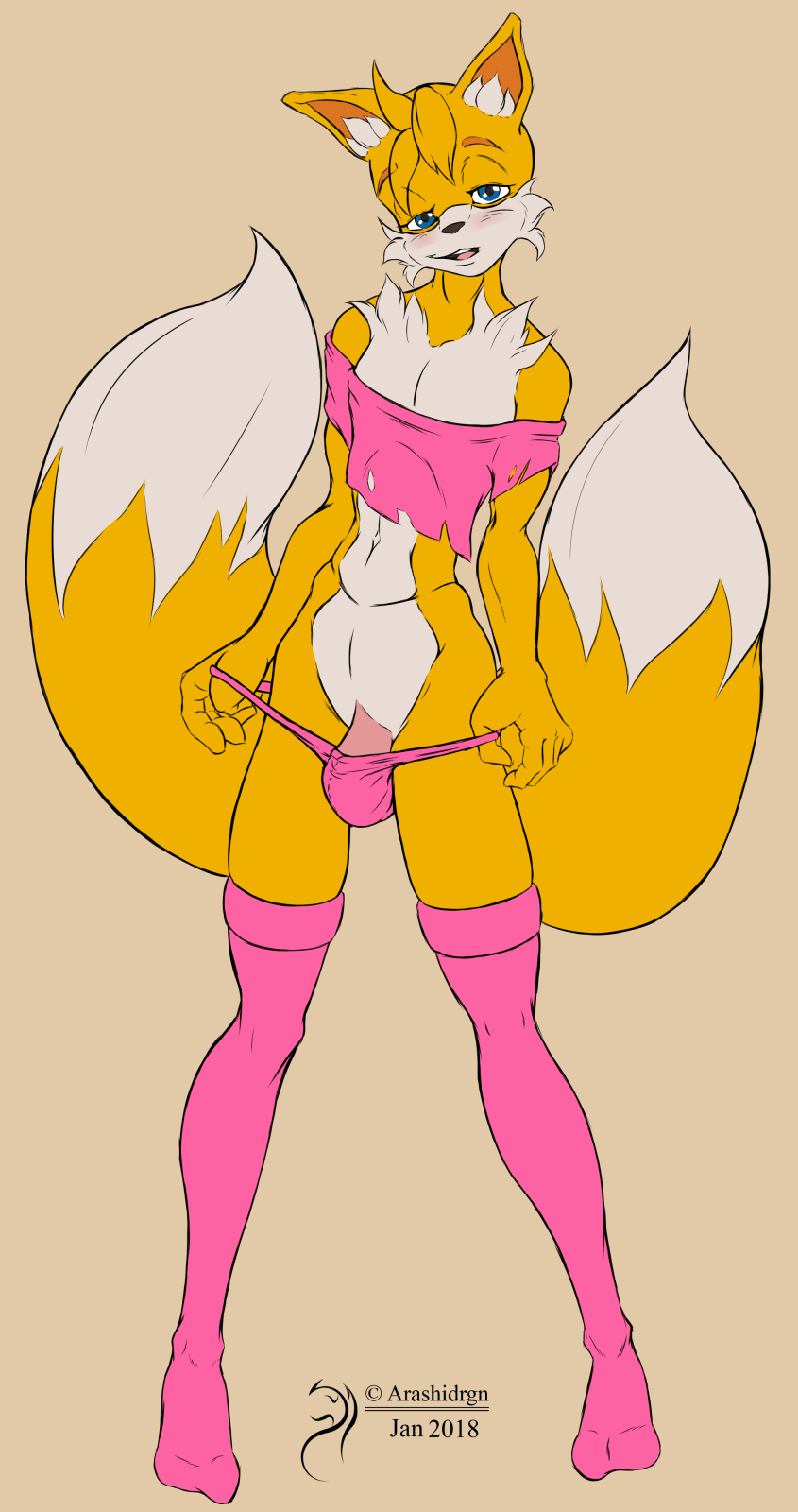 Tails in Pink page 1 full