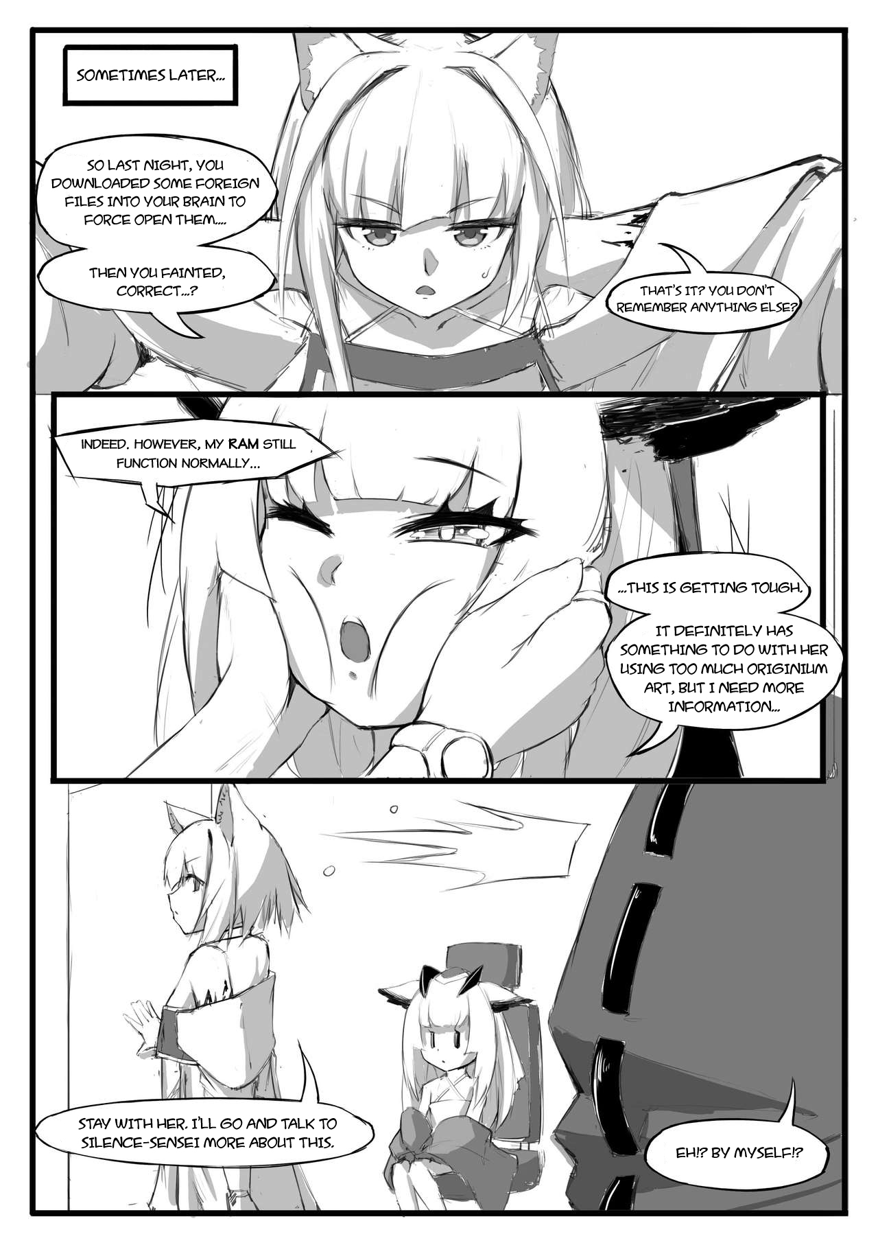 The Story Where Ptilopsis Becomes A Very Little Girl page 10 full