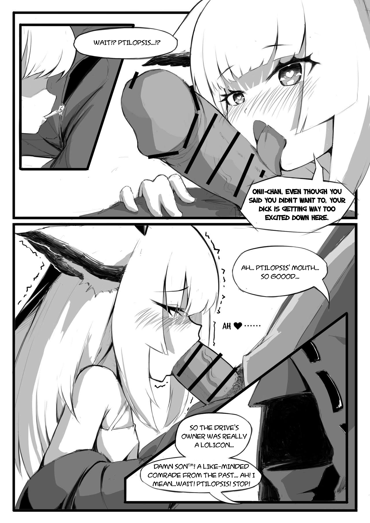 The Story Where Ptilopsis Becomes A Very Little Girl page 12 full