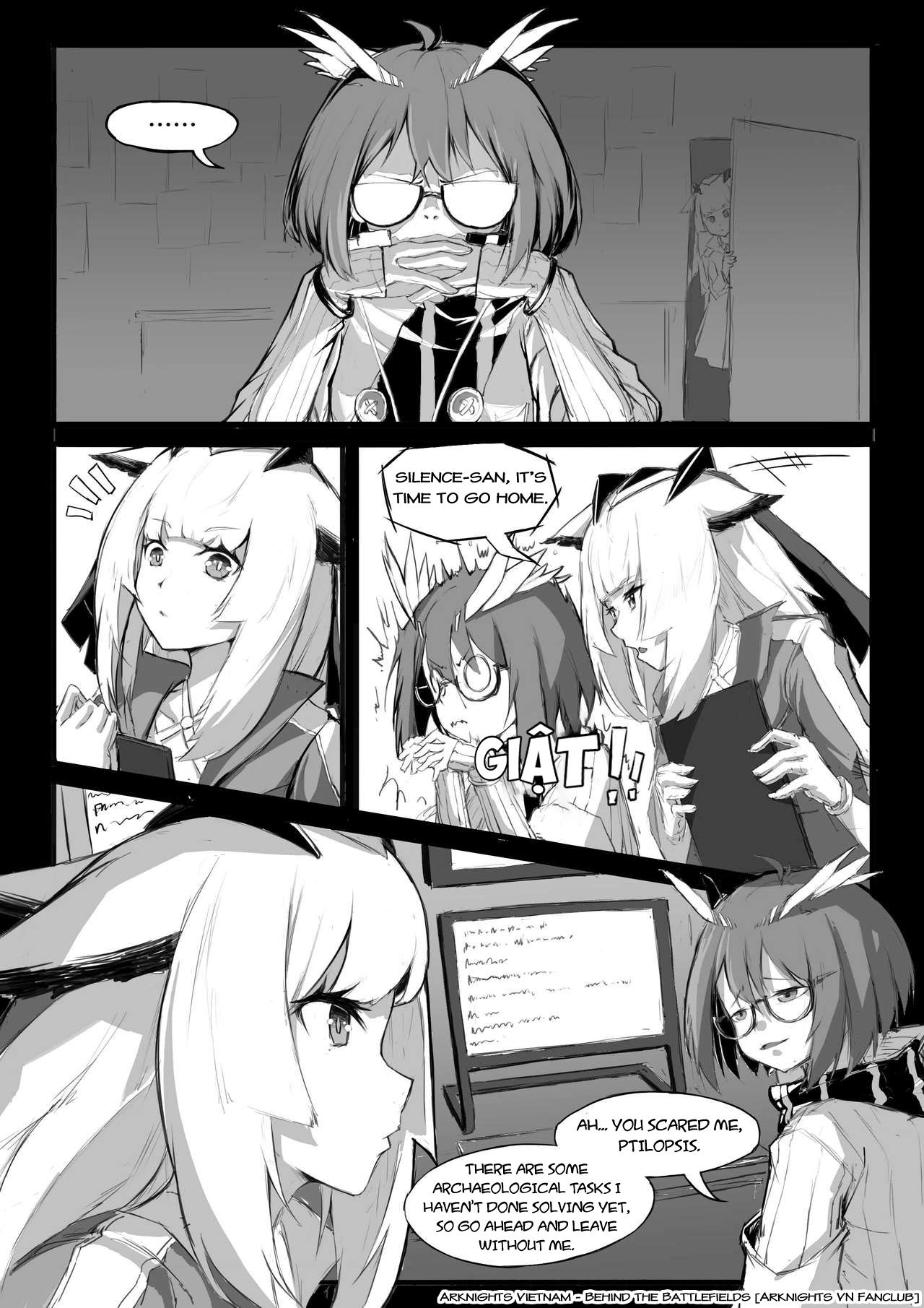 The Story Where Ptilopsis Becomes A Very Little Girl page 2 full