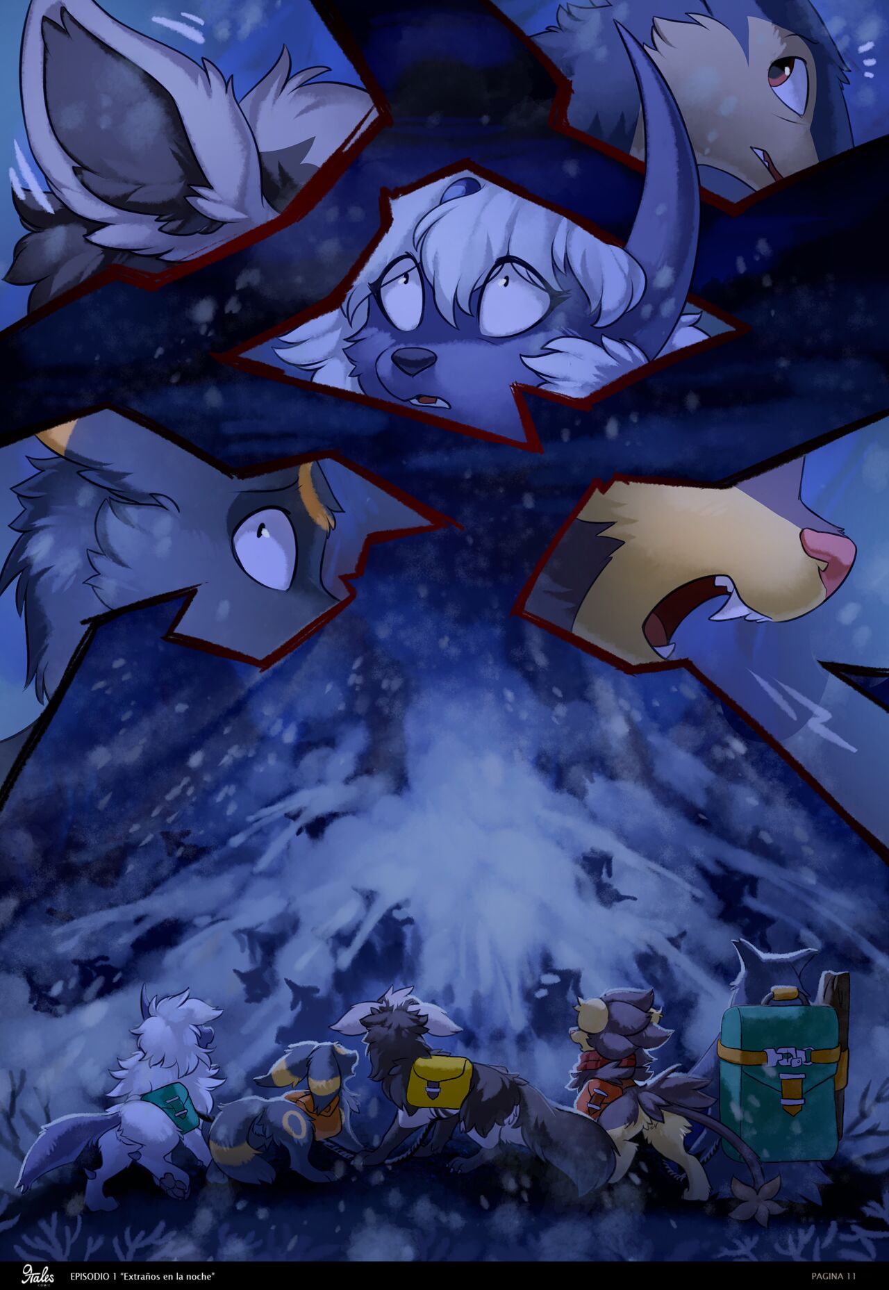 9Tales  Episodio 1 - Extraños en la Noche page 12 full