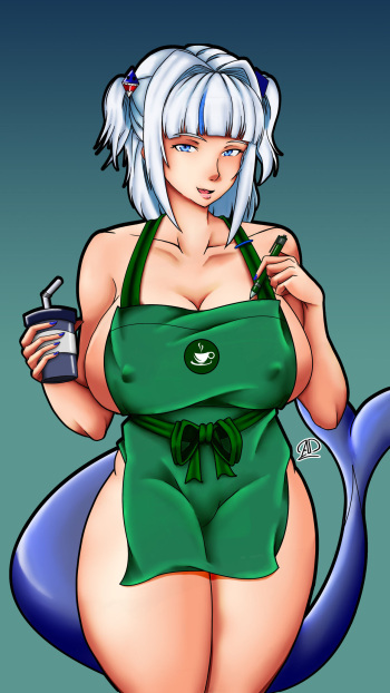 [TreatArtStudios (AD2)] Gawr Gura Milk Cafe (Hololive) cover