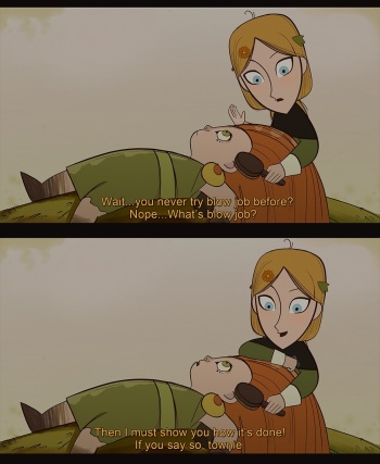[goatwithsauce] What's a Blowjob? (Wolfwalkers) cover