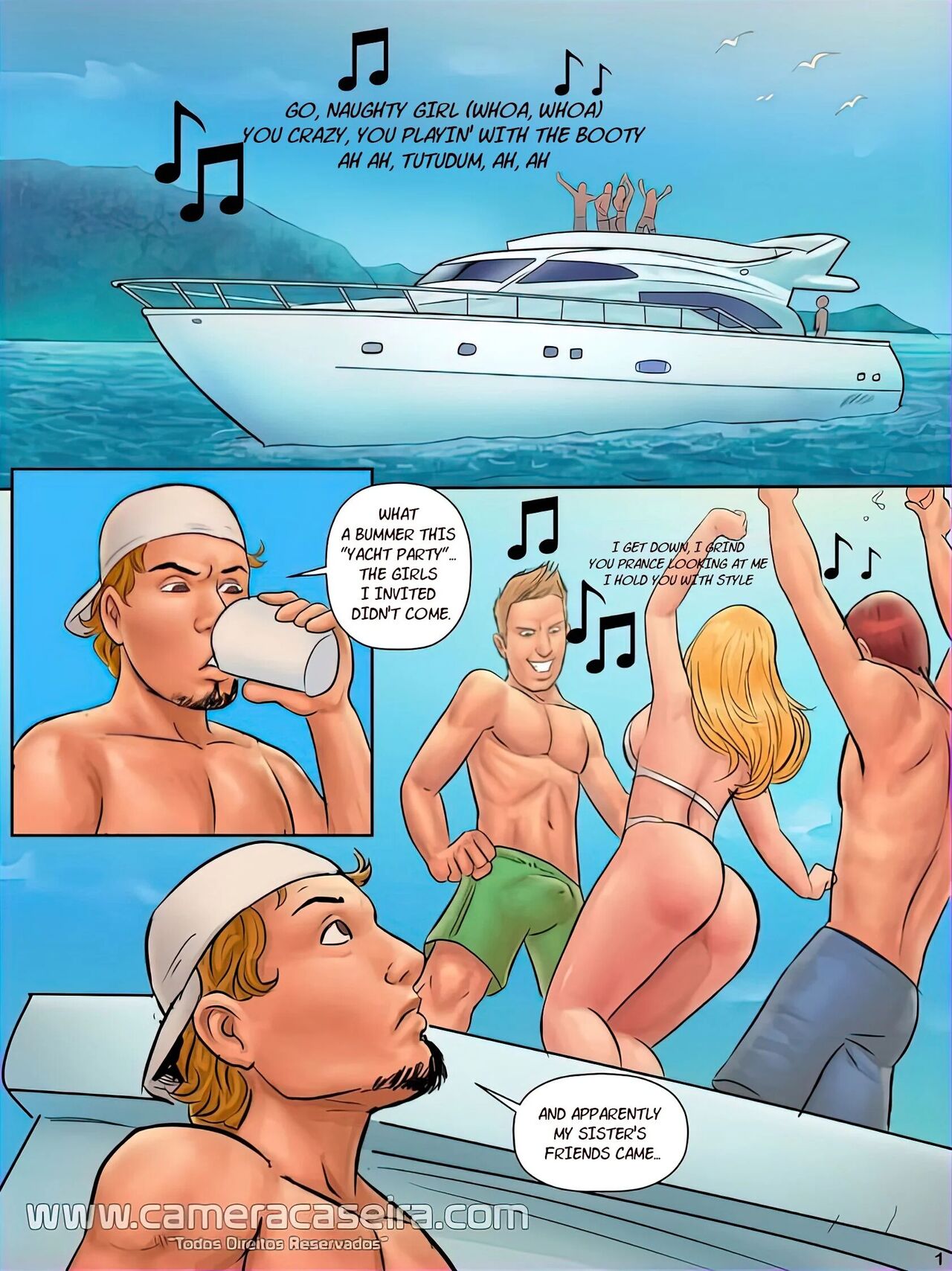 As Patricinhas  - 4 . Caught Mom on the Yacht - english page 2 full