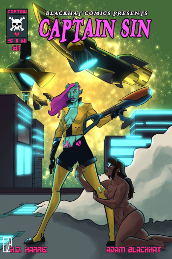 [Adam Blackhat & H.D. Harris] Captain Sin 01 cover
