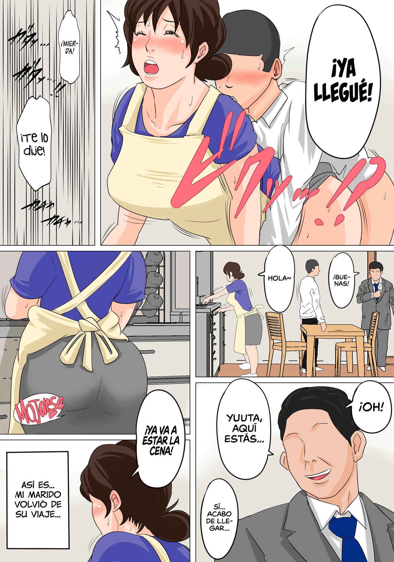 Nichijou-teki ni Okaa-san ni Dasu Seikatsu ~Otou-san ni Naisho no Nakadashi Ecchi Hen~ │ Viniendo todos los días en mi mamá ~Papá no sabe que cogemos y me vengo adentro~ page 4 full