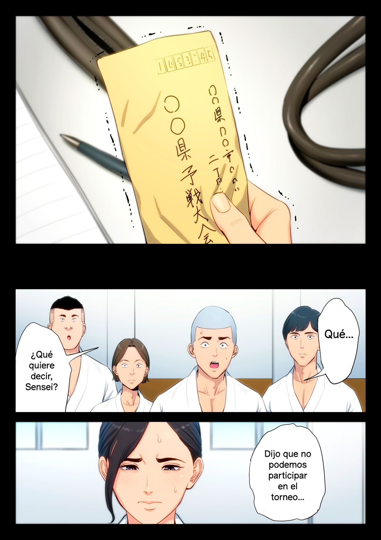 Juudoubu Komon no Onna Kyoushi ga Tsumihoroboshi no Tame ni Buin-tachi ni Mawasareru Hanashi. | La historia de una asesora de un club de judo que es llamada por los miembros de su club para expiar sus pecados. page 11 full