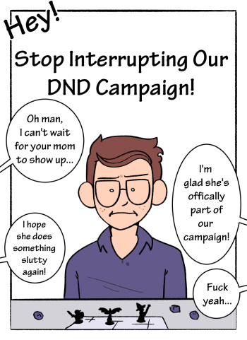 [Dead End Draws] Mom! Stop Interrupting Our DnD Campaign! [English] cover
