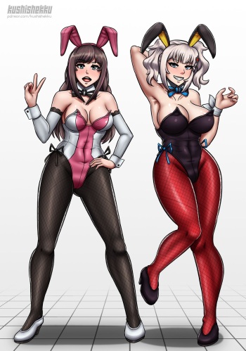 [kushishekku] Kizuna AI X Kaguya Luna Easter Collab cover