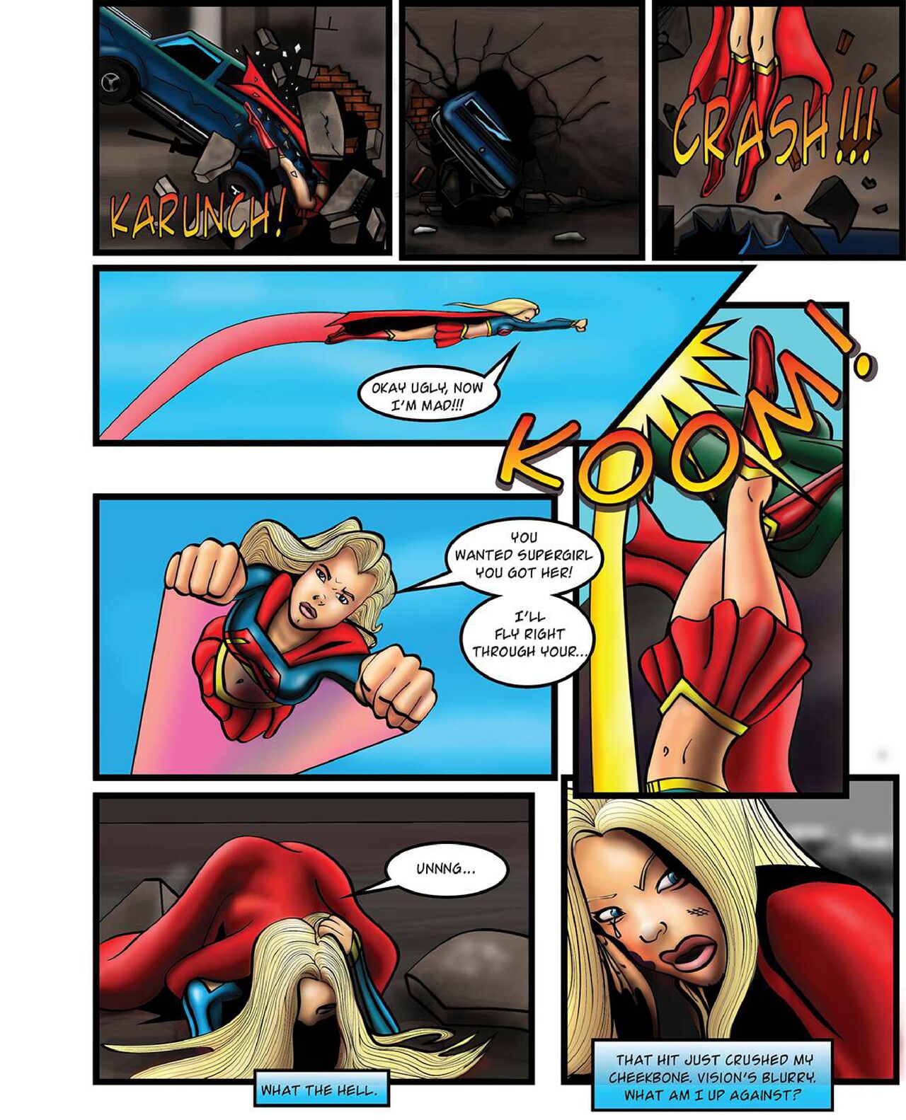 Supergirl: Issue #1 - Demonic Bloodsport Part 1 page 11 full