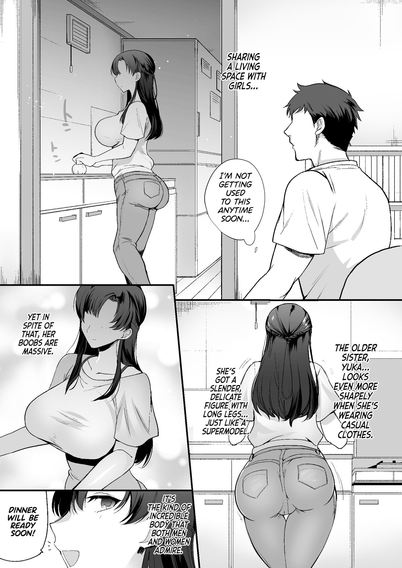 Erosugiru Doukyonin ~ Dosukebe Shimai to 1K Doukyo Seikatsu ~ | My Roommates Are Way Too Lewd ~Living in a One-Room Apartment With Two Perverted Sisters~ page 12 full