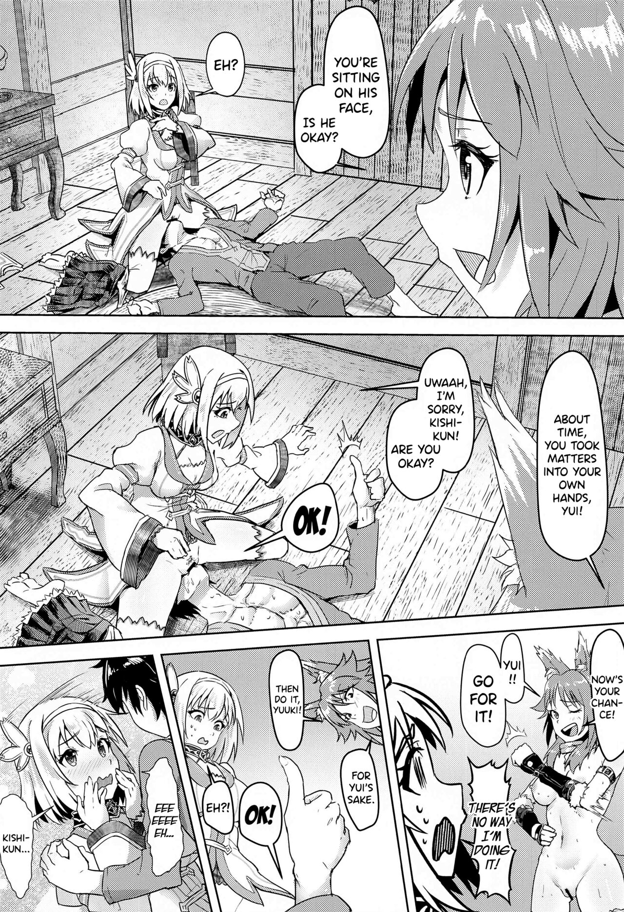 Yui-chan to Kishi-kun ♡ Futarikiri no Hitotoki | Yui-chan and Kishi-kun's Private Moment ♡ page 9 full