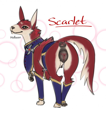 [Halbean] Scarlet the Palamute  (Monster Hunter) cover