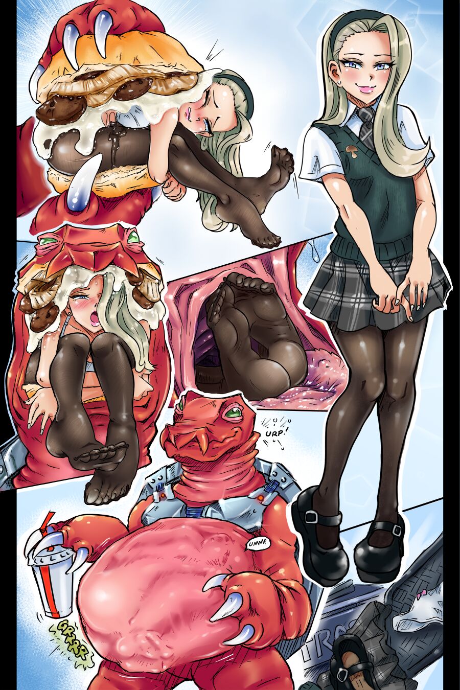 Voracious Comic's School Grillz Menu bundle! page 6 full