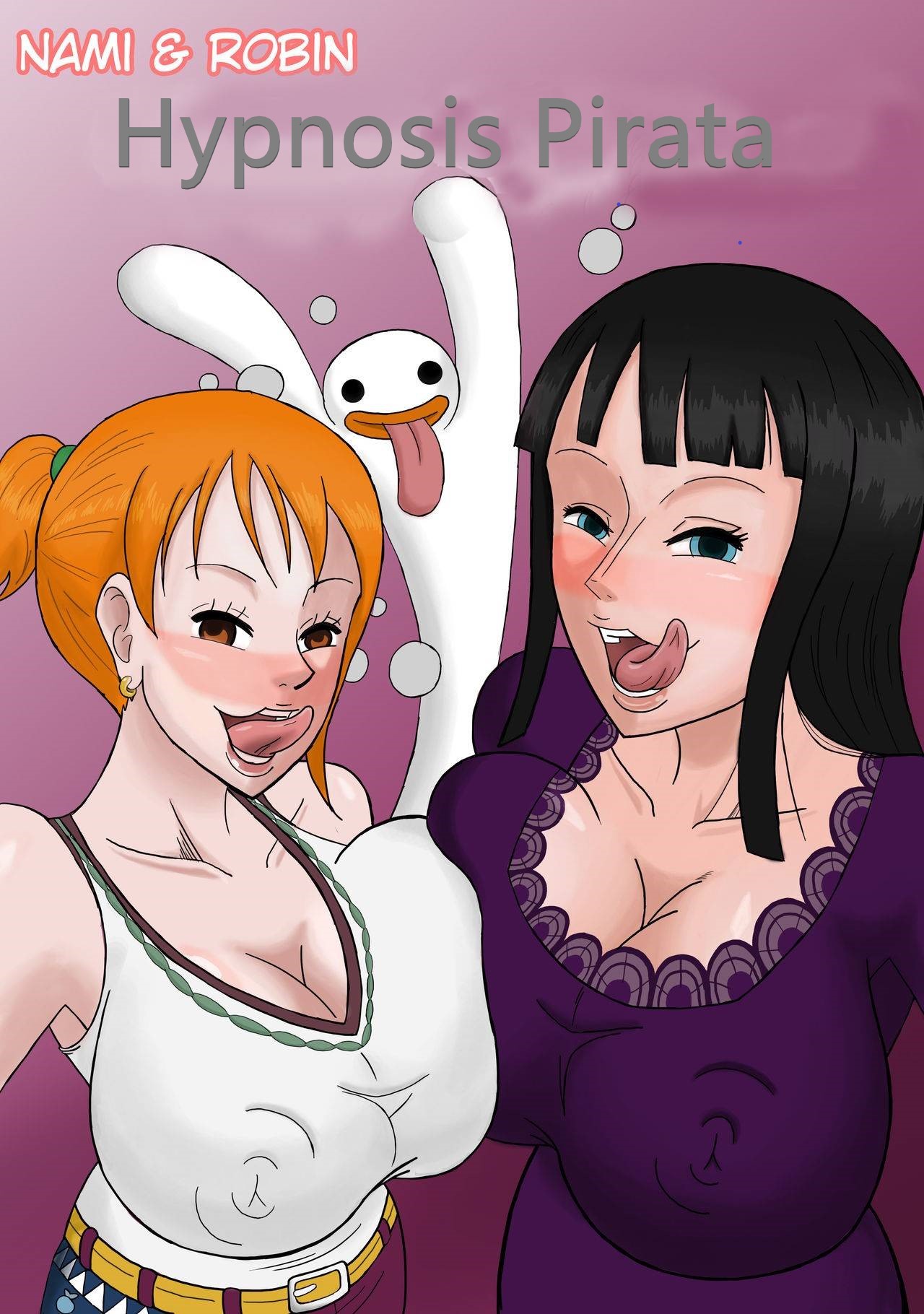Nami & Robin: Hypnosis Pirata   Reyfollador page 1 full