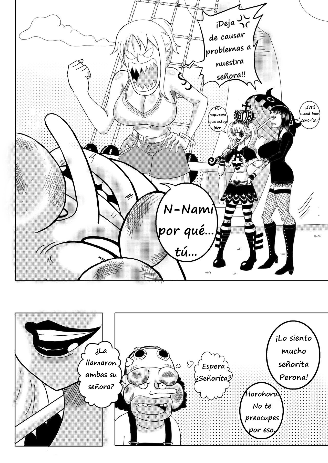 Nami & Robin: Hypnosis Pirata   Reyfollador page 3 full