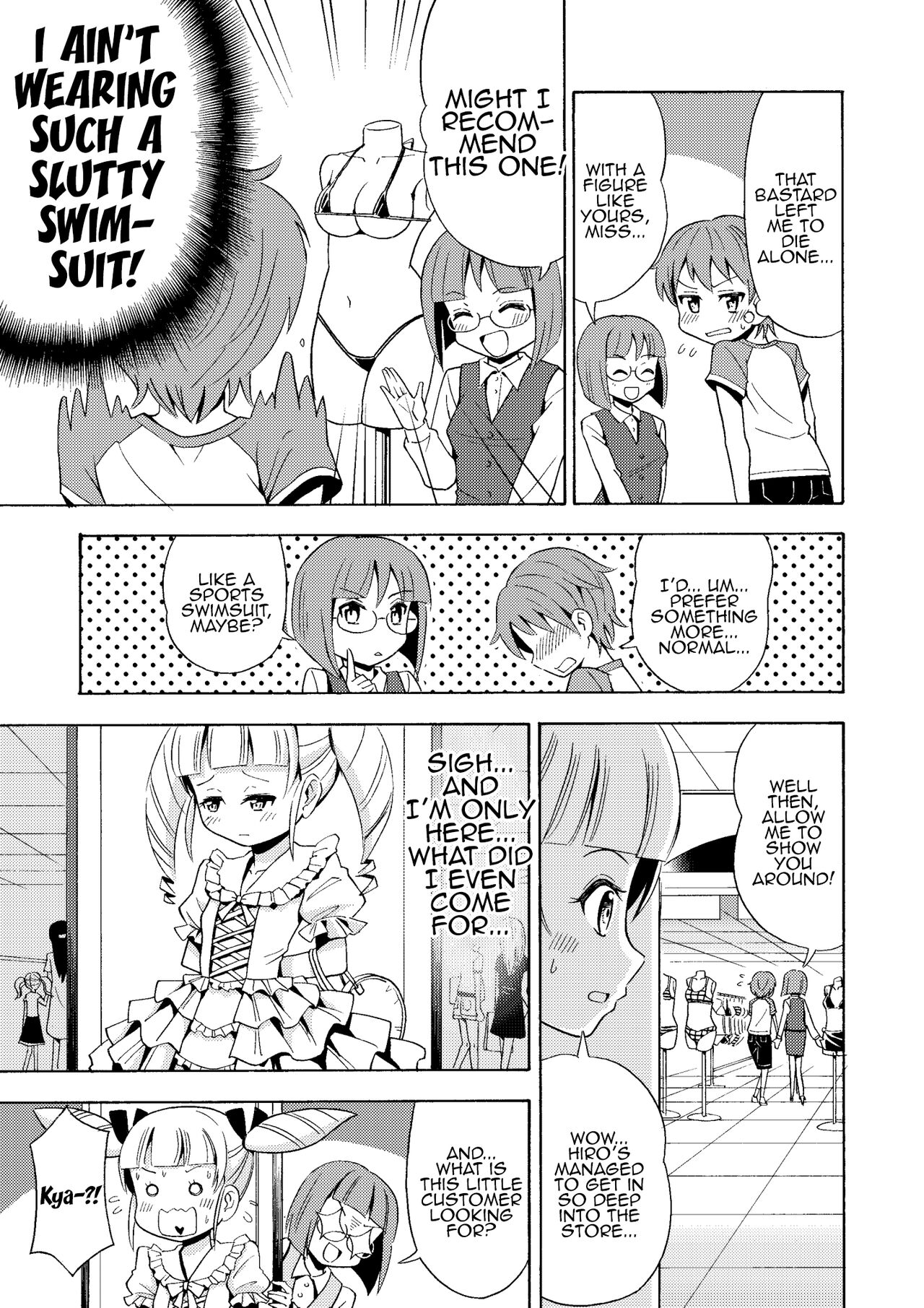 Happy Birthday 2 - Nyotaika Shita no de Mizugi o Kai ni Ittemita | Happy Birthday 2 - Because I have the body of a girl, I tried going shopping for swimsuits. page 11 full