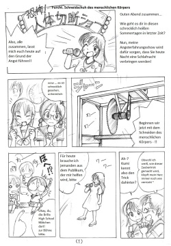 Zenjidou Ningen Setsudanki I Angstshow Schneiden des menschlichen Körpers