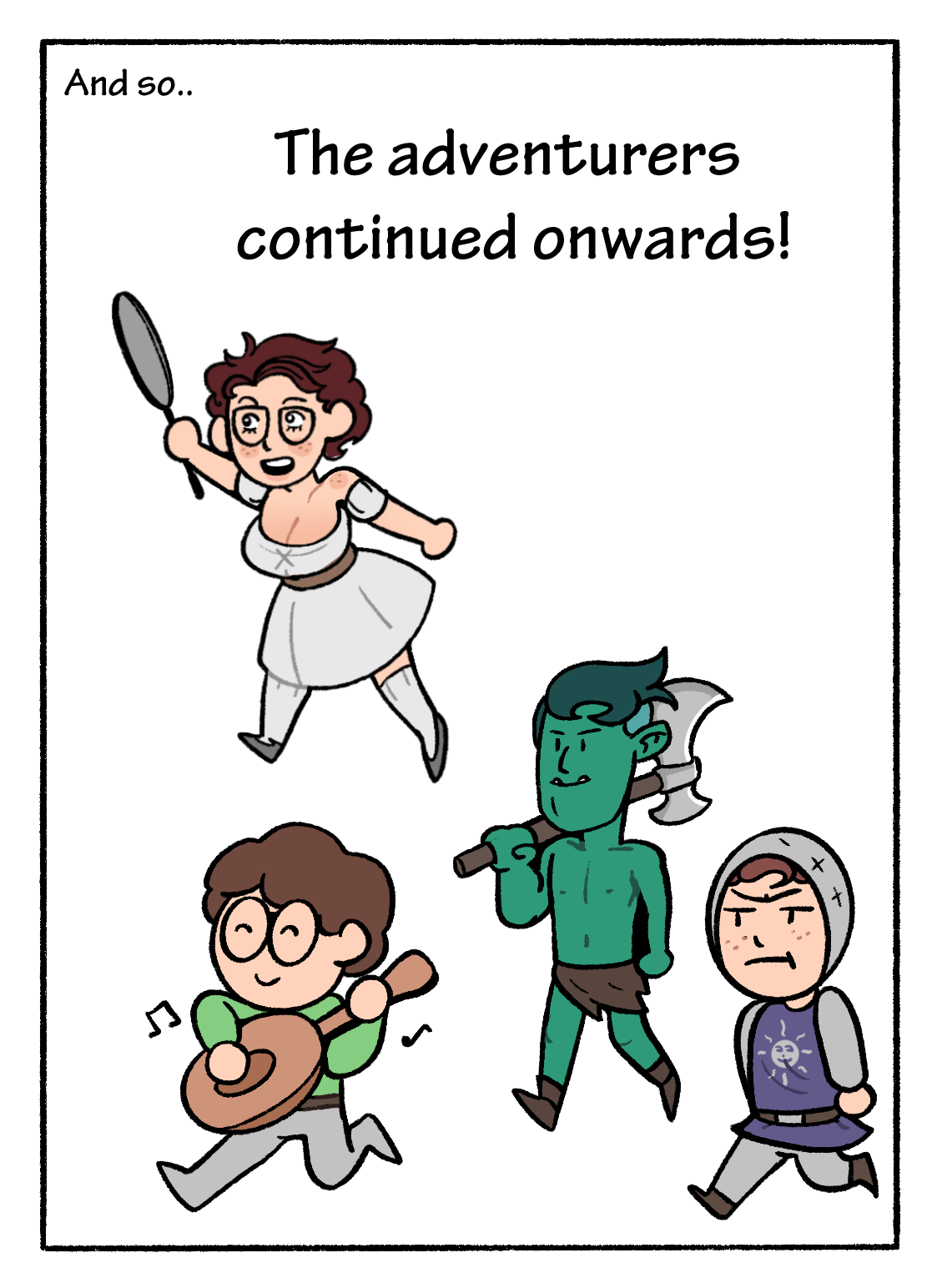 Mom! Don't Interrupt Our DnD Campaign! page 10 full