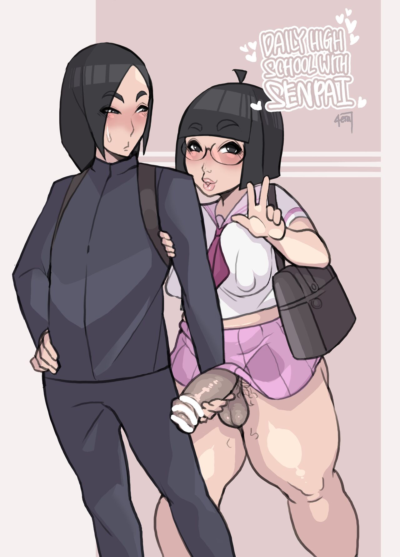 Daily High School With Senpai page 2 full